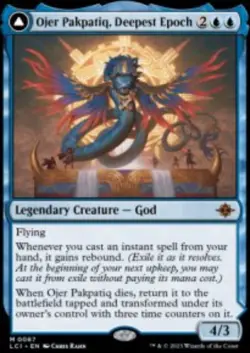 Ojer Pakpatiq, Deepest Epoch // Temple of Cyclical Time (LCI) 67 MTG Regular - Image 1
