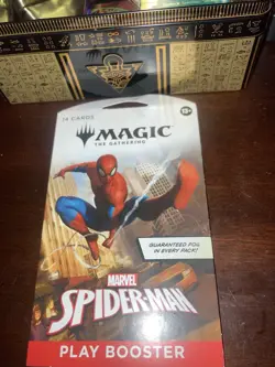 Magic The Gathering Marvel Spider-Man Sleeved Booster Pack - Image 1