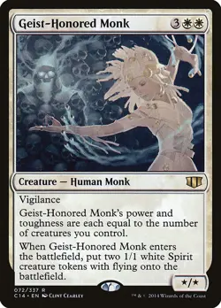 Geist-Honored Monk [Commander 2014] Magic MTG - Image 1