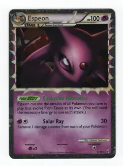 (303369) ESPEON PRIME 81/90 Ultra Rare Holo HGSS Undaunted Pokemon Card - NEW - Image 2