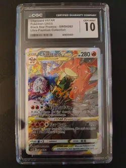 Pokemon TCG Charizard VSTAR SWSH262 CGC Gem Mint 10 - Image 1