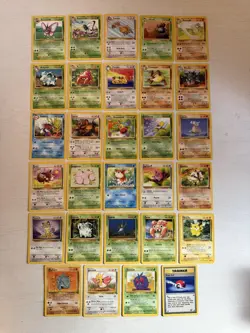 Pokemon Cards Jungle Bundle Joblot 29 Of 64 WOTC 1999 Vintage Old - Image 1