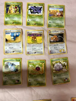 Vintage Pokemon Pocket Monster Collection Japanese, 1996 44 card lot - Image 3