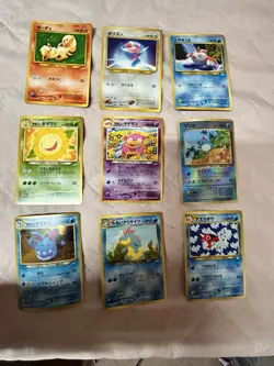 Vintage Pokemon Pocket Monster Collection Japanese, 1996 44 card lot - Image 4