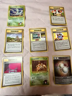 Vintage Pokemon Pocket Monster Collection Japanese, 1996 44 card lot - Image 5
