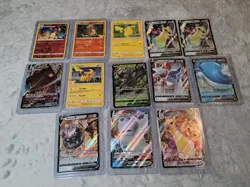Pokemon Card Lot Pikachu Promo Charizard V And Vmax - Image 1