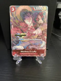 Monkey.D.Luffy P-006 Championship 2023 Celebration Pack Promo One Piece Card TCG - Image 1