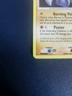 Pokemon Card Gliscor 5/146 D&P Legends Awakened Holo Rare - Image 4