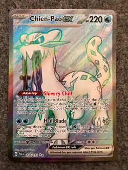 Chien-Pao ex 236/193 Paldea Evolved Full Art Ultra Rare Pokemon Card Near Mint - Image 1