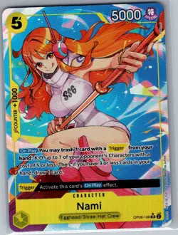 Nami OP08-106 Alt Art Two Legends - One Piece Card Game - NM - Image 1