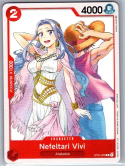 Nefeltari Vivi Pre-Release Tournament Participant ST01-009 - One Piece Card - NM - Image 1
