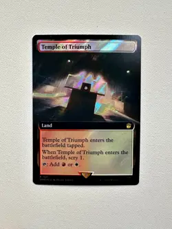 Temple of Triumph - NM Surge Foil Rare - Doctor Who 1121 Magic MTG - Image 1