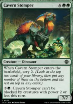 Cavern Stomper The Lost Caverns of Ixalan (LCI) 177 MTG Foil - Image 1