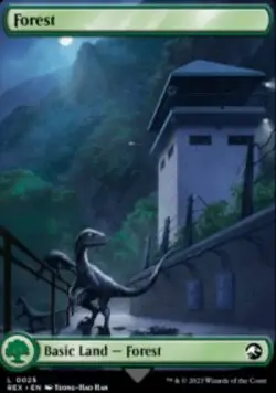 Forest // Forest Jurassic World Collection (REX) 25 MTG Regular - Image 1