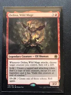 Delina, Wild Mage Regular NM MTG Magic the Gathering - Image 1