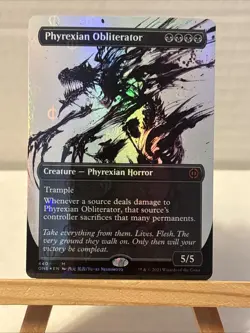 Phyrexian Obliterator (Showcase) (Step-and-Compleat Foil) Phyrexia: All Will Be - Image 1
