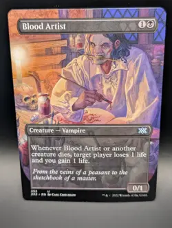 MTG - Blood Artist - BORDERLESS - Creature Vampire - 2X2 #352 - NM - Image 1