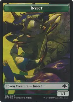 MTG Dominaria Remastered - Insect 1/1 & Construct 0/0 [Token] (Foil) - Image 1