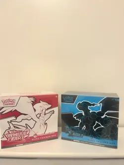 Pokemon S&V Black Bolt & White Flare - Pokemon Center ETB Set (2 ETBs) - Sealed - Image 1