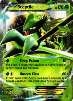 Pokemon TCG Sceptile EX 7/98 Ultra Rare Ancient Origins VLP - Image 1