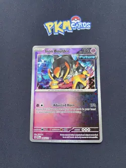 Pokemon TCG Iron Boulder Prismatic Evolutions 046/131 Pokeball NM. - Image 1