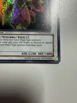 Queen of Thorns - CSOC-EN042 - Super Rare Yugioh - 1st Edition - Image 5