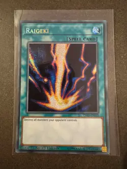 Yugioh | Raigeki (TN19-EN010) | Prismatic Secret Rare NM - Image 1