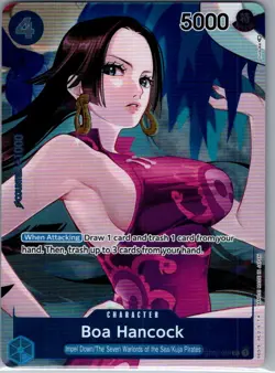 Boa Hancock (Box Topper) OP02-059 Alt Art English Paramount War - One Piece - NM - Image 1