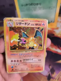 Pokemon Karte Card Charizard Glurak Expansion Set Base Holo Wotc japanese LP - Image 5