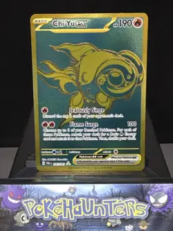 Pokemon Card Chi-Yu EX 241/091 Paldean Fates Holo Hyper Rare Near Mint - Image 1
