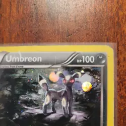 Pokemon TCG Umbreon Black Star Promos Holo Card XY96 HP maybe psa 1 - Image 3