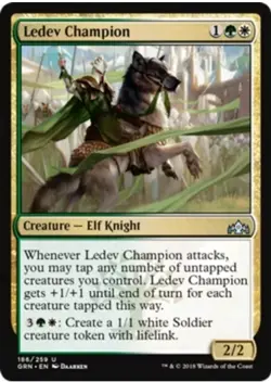 Ledev Champion MTG Guilds of Ravnica NM-MINT MAGIC THE GATHERING CARD - Image 1