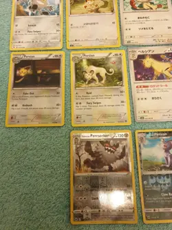 MEOWTH, PERSIAN, & PERRSERKER BUNDLE OF POKEMON CARDS #2. - Image 4