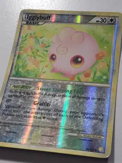 REVERSE Igglybuff 44/123 LP HeartGold SoulSilver Pokemon Card - Atsuko Nishida - Image 2