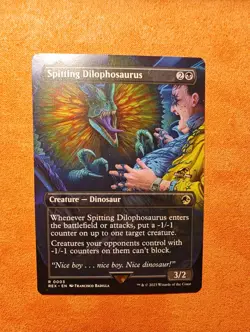 Spitting Dilophosaurus (Borderless) Universes Beyond: Jurassic x1 - Image 1