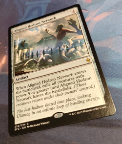 Aligned Hedron Network - Battle for Zendikar - Rare - NM (see pics) MTG - Image 3