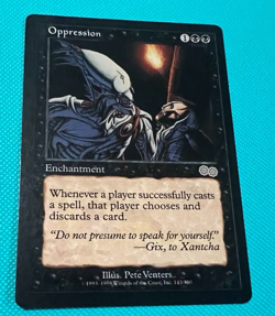 Oppression - Urza's Saga - MTG - Magic the Gathering - Image 2