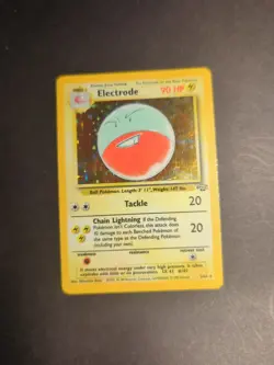 Pokemon TCG Electrode Jungle 2/64 Holo Unlimited Holo Rare LP - Image 1