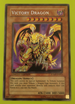 Yu-Gi-Oh Victory Dragon Secret Rare Limited Edition JUMP-EN011 Nm - Image 1