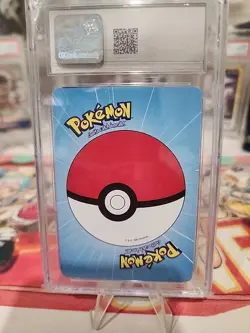 Vintage 1999 Ash & Pikachu Pokemon Playing Card Queen of Diamonds CGC 9 Mint - Image 3