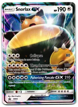 Snorlax GX SM05 - SM Black Star Promos Promo Pokemon TCG - HP Card - Image 1