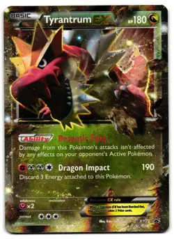 Tyrantrum EX XY70 - XY Black Star Promos Promo Pokemon TCG - MP Card - Image 1