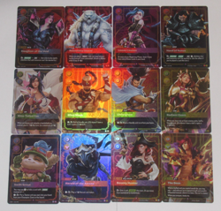 Riftbound Origins Set of 12 Legend Foil Card Cards 1 of Each Champion English - Image 1