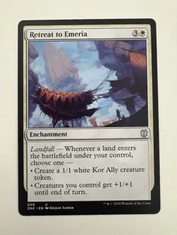 Retreat to Emeria MTG Magic the Gathering Card NM Near Mint ZNC - Image 1