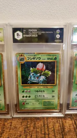 graded pokemon cards - Bulbasaur / Ivysaur /Venusaur 9.5 - CLF 2023 - Image 3