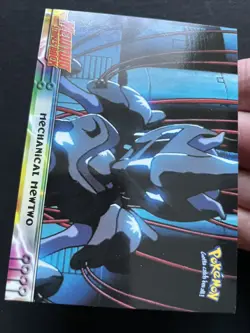 Mechanical Mewtwo Pokemon Topps 2000 Mewtwo Strikes Back Black Logo Card - Image 2
