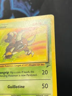 Pinsir 29/130 Rare Base Set 2 - Pokemon Card WOTC MP - Image 4