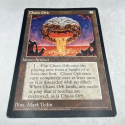 Magic The Gathering MTG Chaos Orb Oversized Jumbo Promo Card 6X9 - Image 1