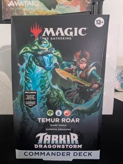 MTG Tarkir Dragonstorm Commander Deck Temur Roar Factory Sealed - Image 1