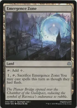 Emergence Zone U War of the Spark 245 - LP MTG - Image 1